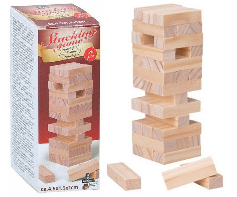 Jeu d'empilage en bois Dinotoys