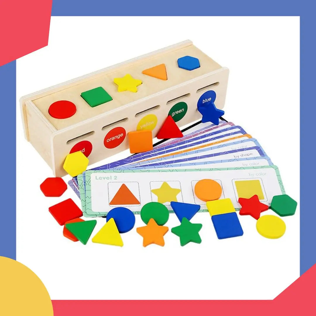 Jeu De Tri Et Comptage Pour Bébé 0-36 Mois - Canne à Pêche, Poissons, Bacs Colorés - Développement Cognitif Et Motricité