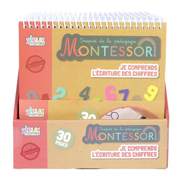 Cahier Montessori Lettres et Chiffres — J'Apprends à Écrire en Autonomie