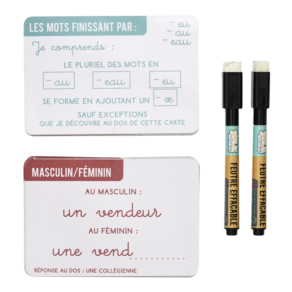 Cartes Éducatives — Je Comprends la Grammaire Montessori
