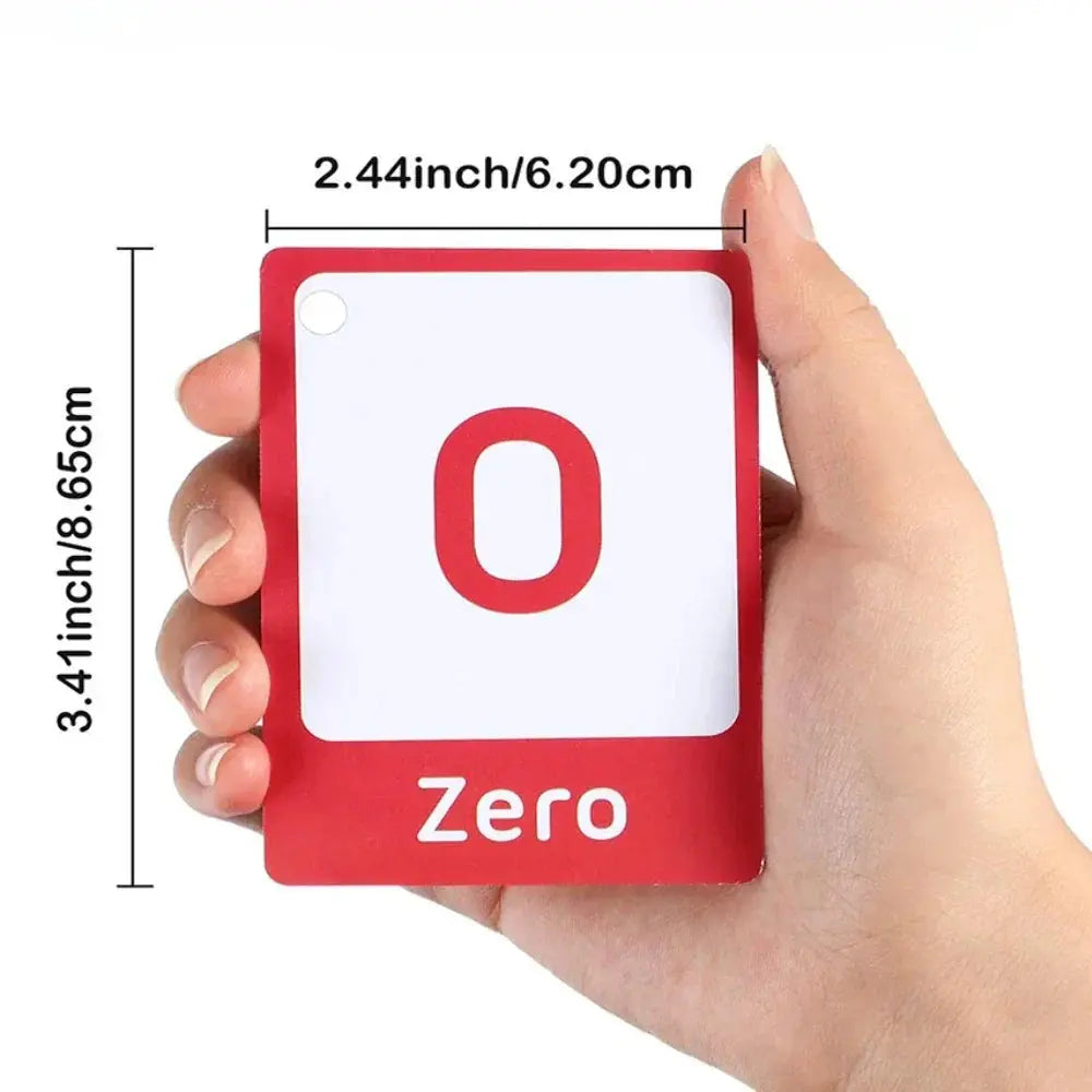 Cartes Éducatives en Anglais pour Enfants - Set de Cartes d'Apprentissage Cognitif - Mon Jouet Montessori