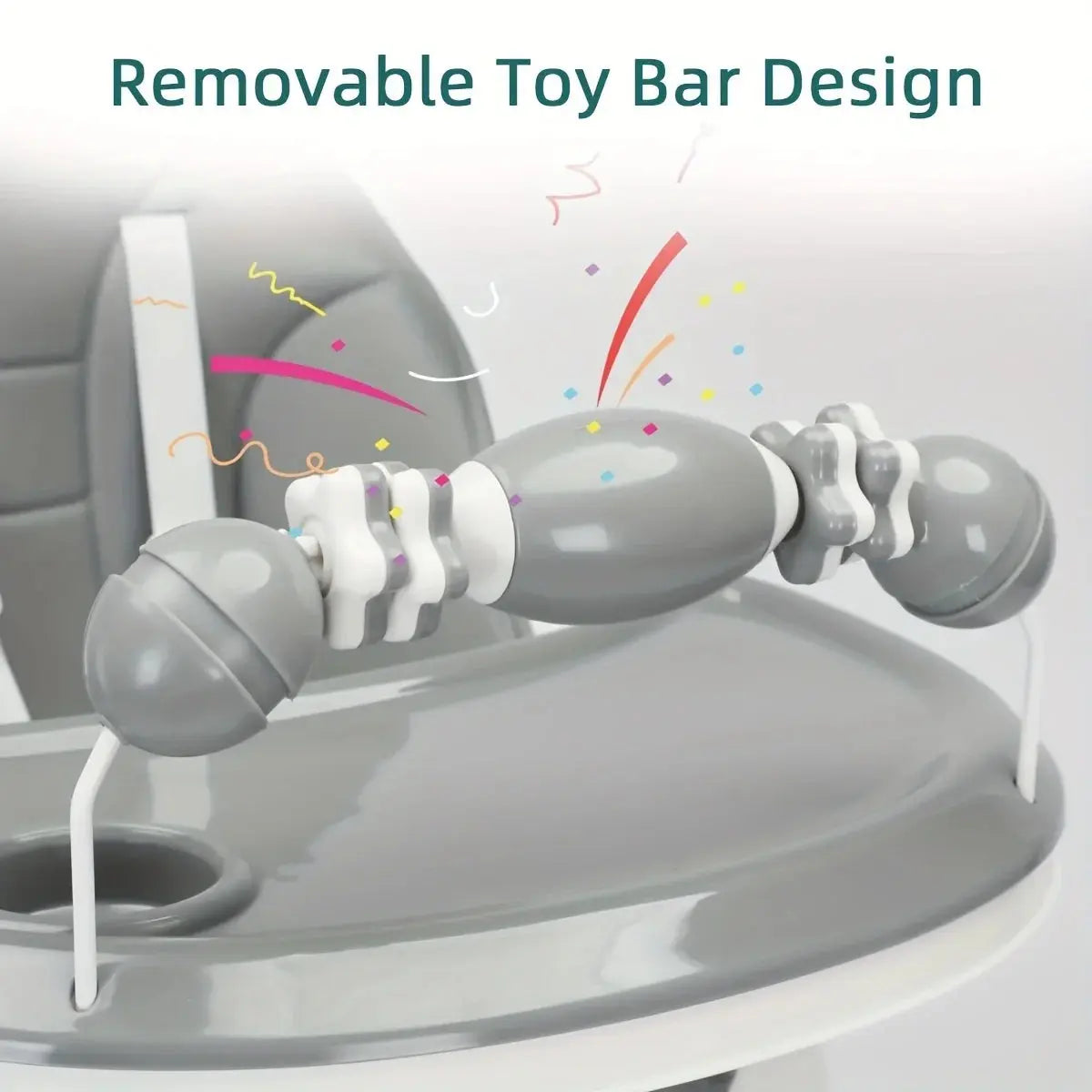 Chaise Haute pour Bébé et Tout-Petit - Pliable et Réglable - Mon Jouet Montessori