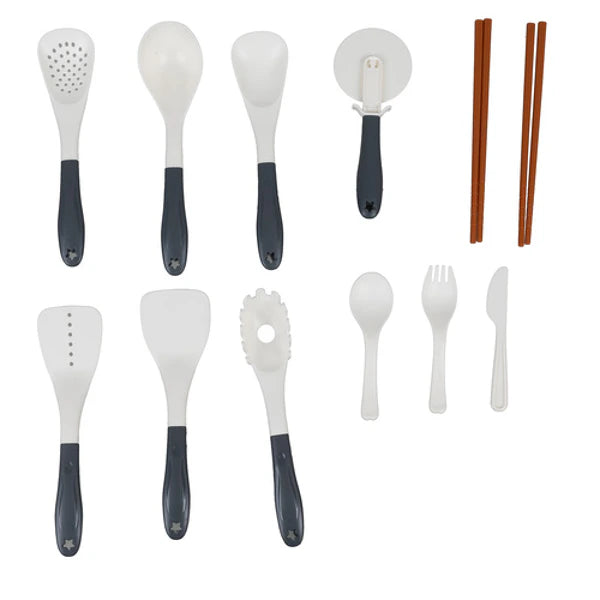 Dînette enfant – set d'ustensiles de cuisine 32 pièces