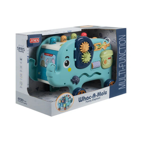 Jouet éléphant bébé interactif avec marteau