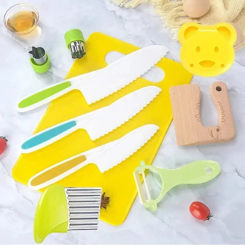 Kit ustensiles de cuisine Montessori 11/13/17 pièces - Mon Jouet Montessori