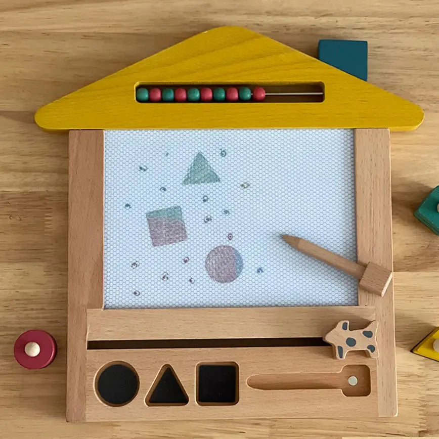 Planche à dessin magnétique Montessori pour enfants, jouets d'apprentissage de la peinture, éducation précoce des garçons et des filles - Mon Jouet Montessori
