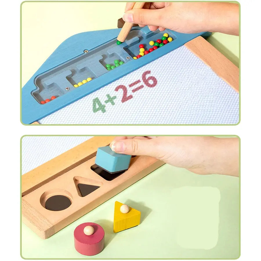 Planche à dessin magnétique Montessori pour enfants, jouets d'apprentissage de la peinture, éducation précoce des garçons et des filles - Mon Jouet Montessori