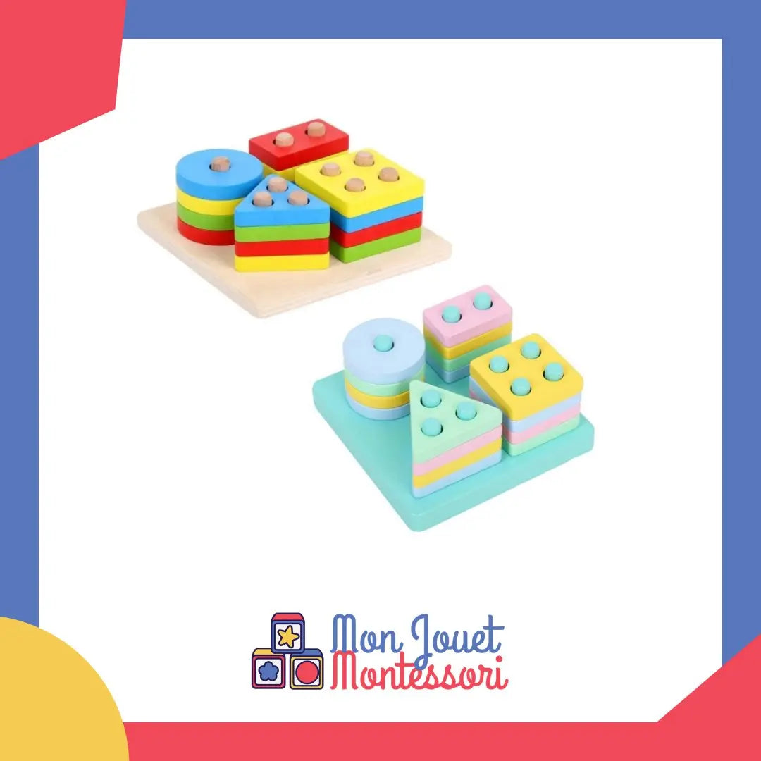 Plateau Montessori 4 Formes - Mon Jouet Montessori
