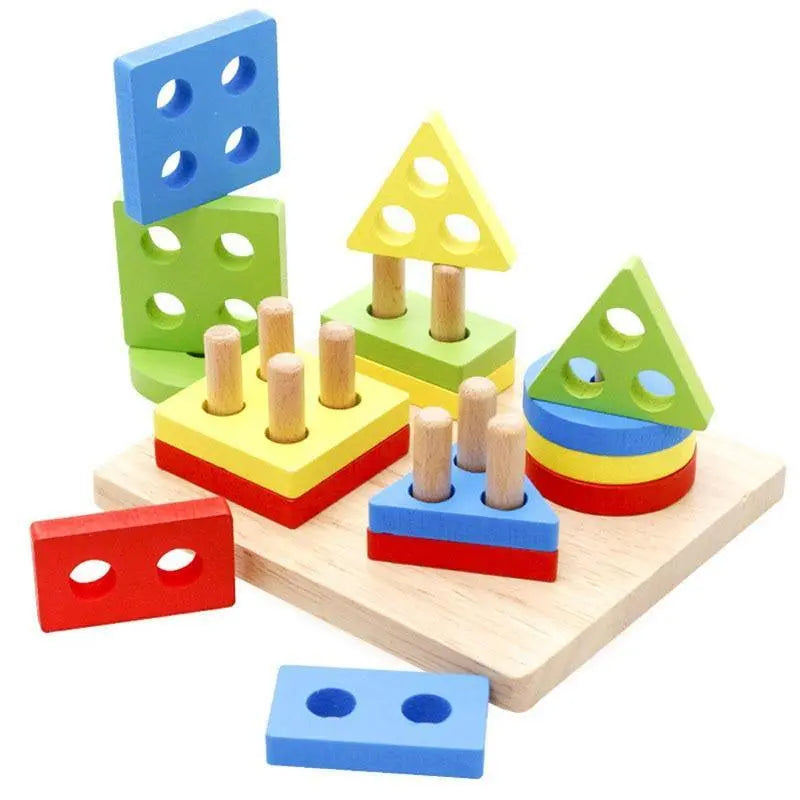 Plateau Montessori 4 Formes - Mon Jouet Montessori