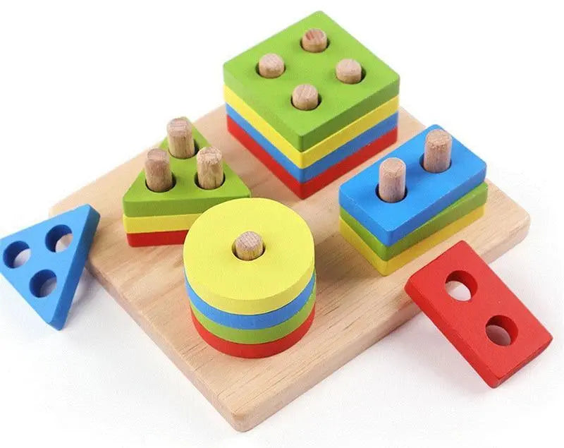 Plateau Montessori 4 Formes - Mon Jouet Montessori