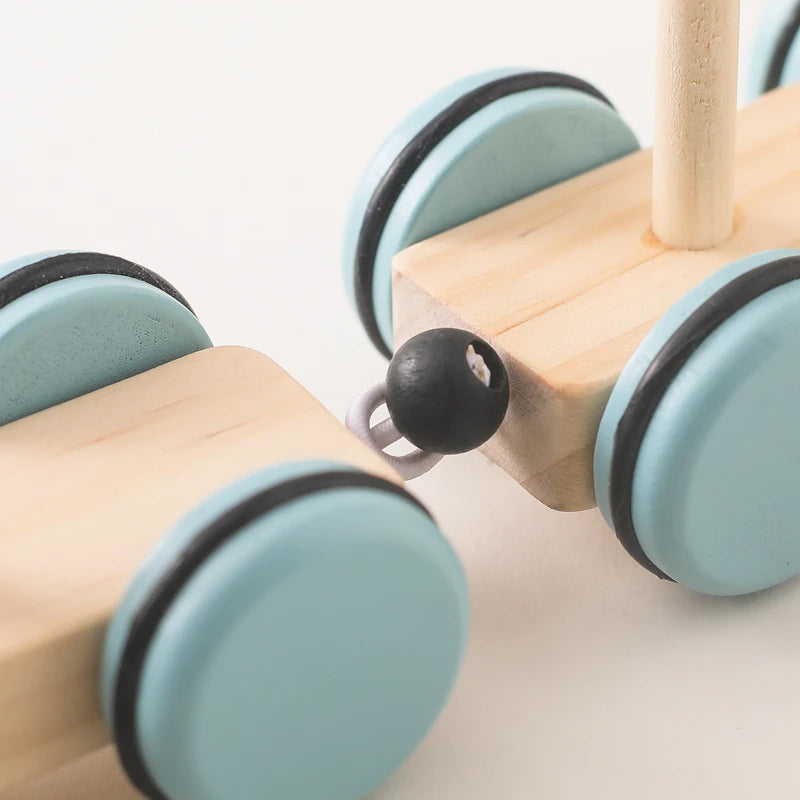 Jouets Montessori pour bébé, Train en bois, jouets éducatifs pour bébé, blocs arc-en-ciel en bois, chariot, jouets d'apprentissage pour bébé, cadeaux d'anniversaire pour enfants - Mon Jouet Montessori