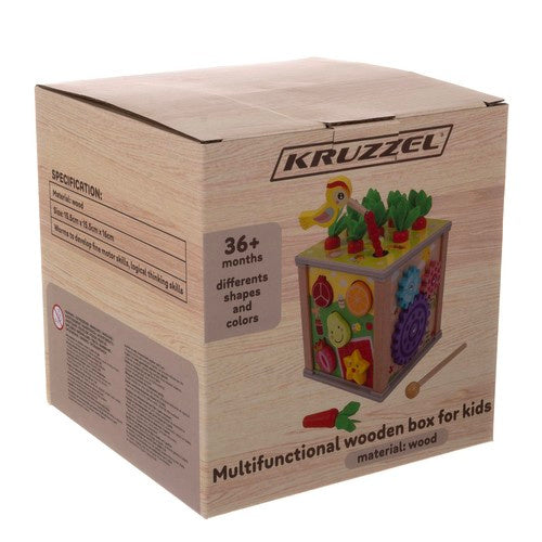 Boîte à formes Montessori en bois – photo 4