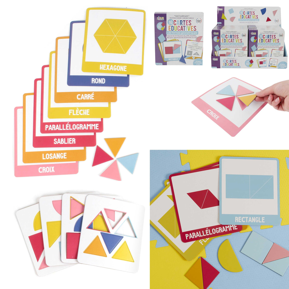 Cartes formes géométriques