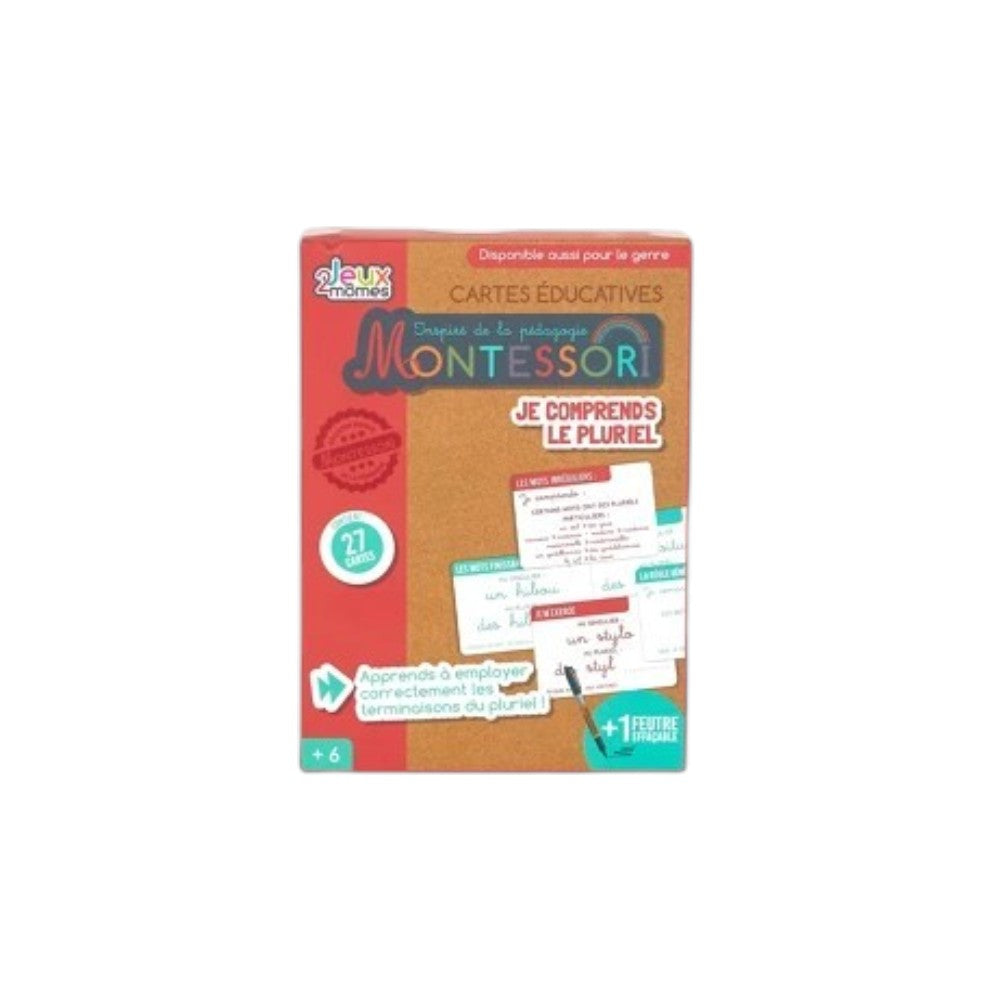 Cartes Éducatives — Je Comprends la Grammaire Montessori