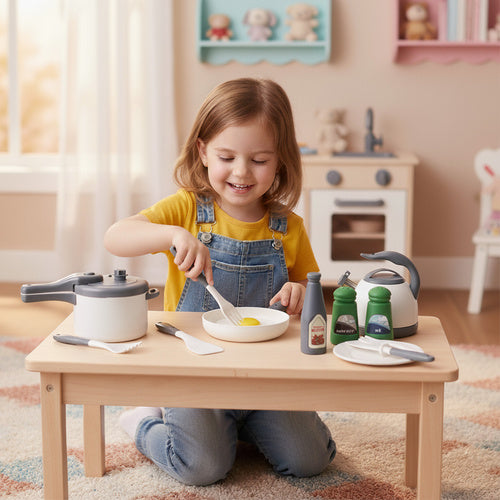Dînette enfant ustensiles de cuisine 32 pièces