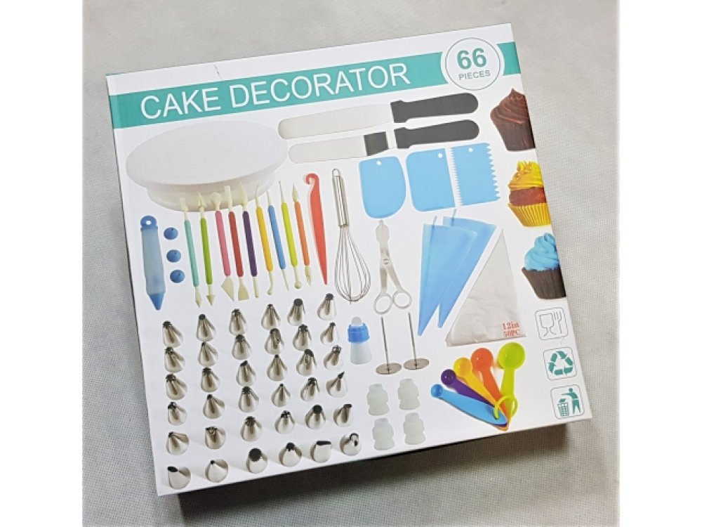 Set pâtisserie enfant 66 pièces — kit complet décoration gâteau