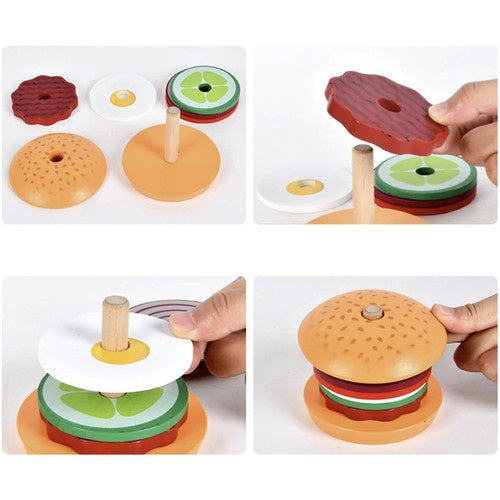 Trieur burger en bois Kruzzel