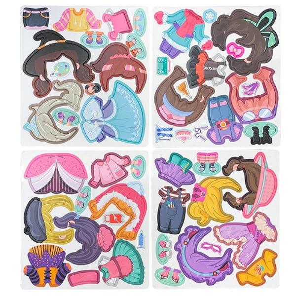 Jeu créatif magnétique pour fille de 3 ans sur le thème de la mode