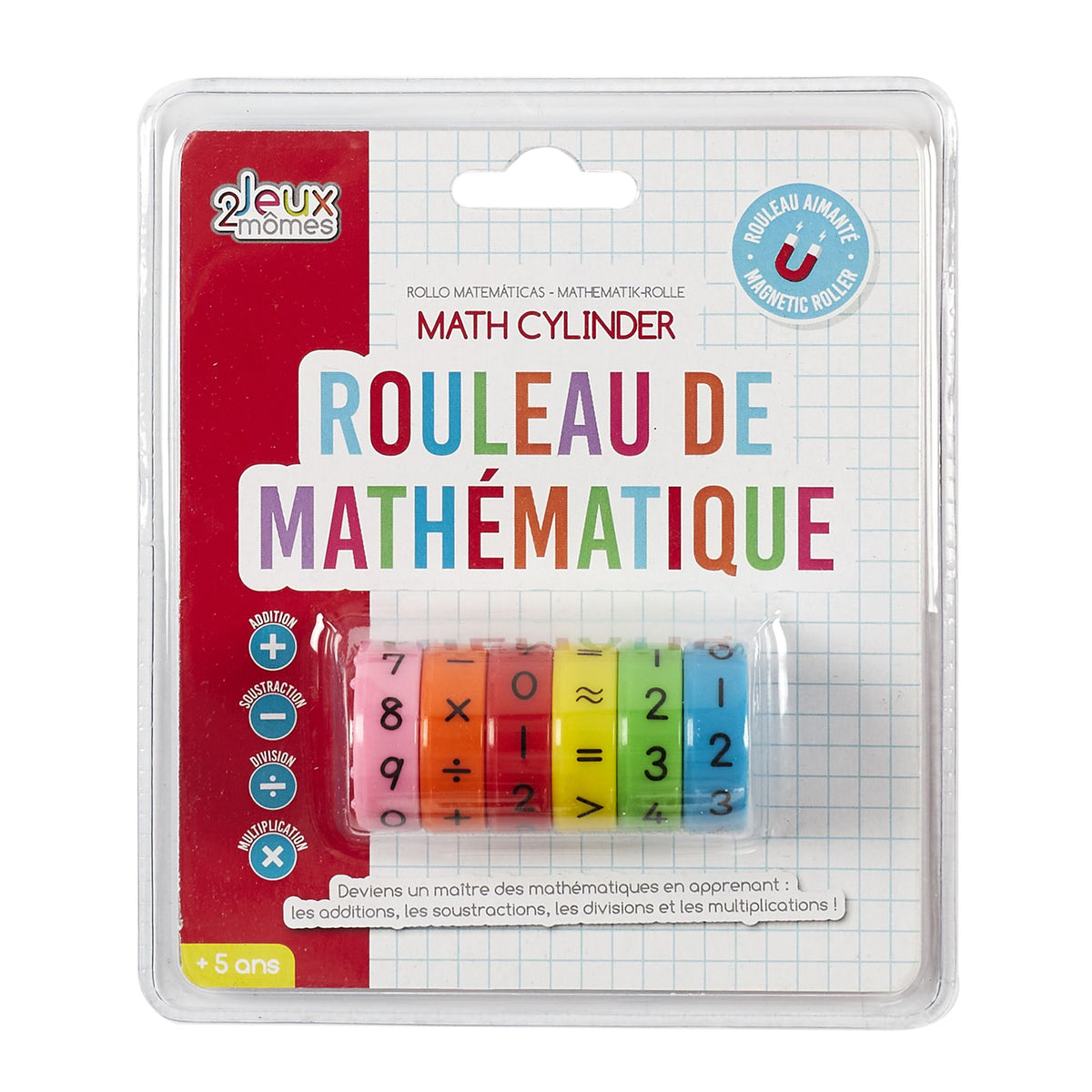 Rouleau mathématique magnétique enfant – photo 2