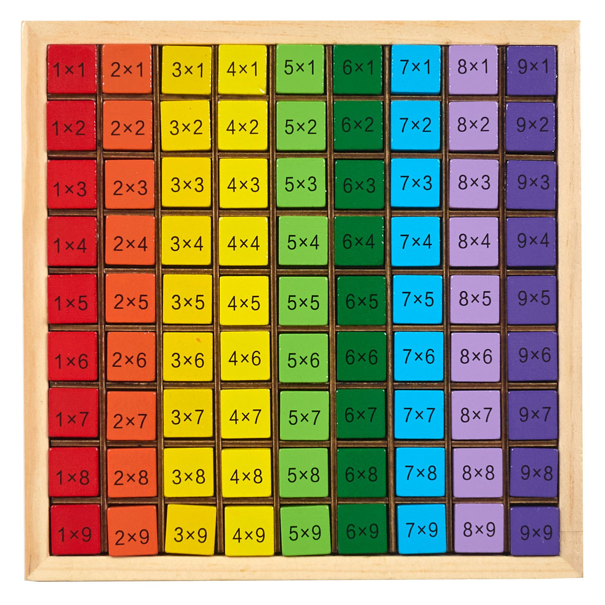 Table de multiplication en bois Montessori – photo 2