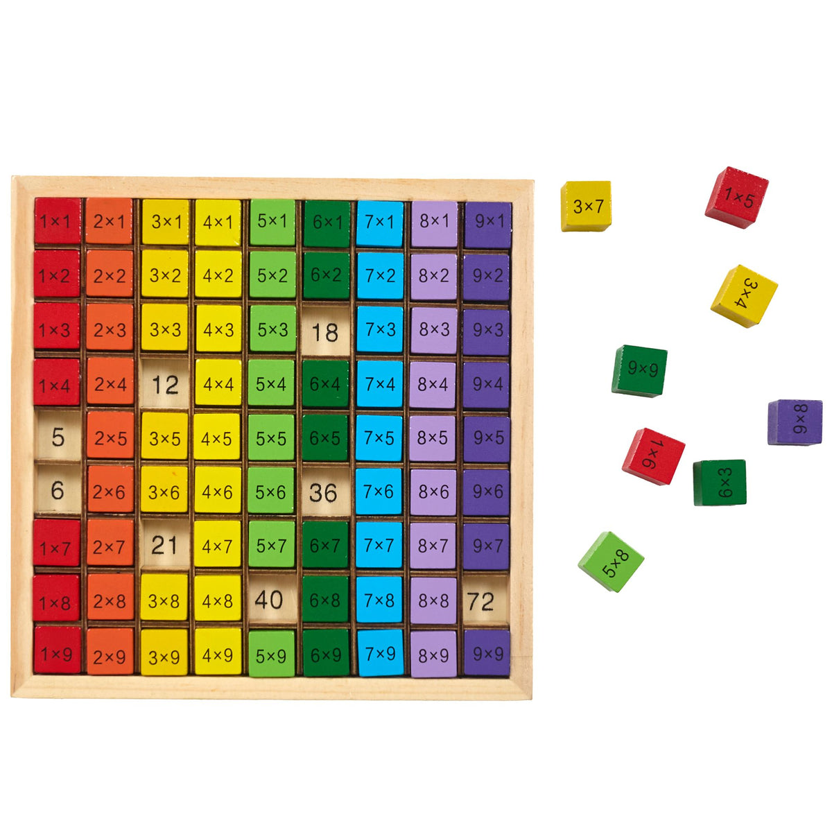 Table de multiplication en bois Montessori – photo 3