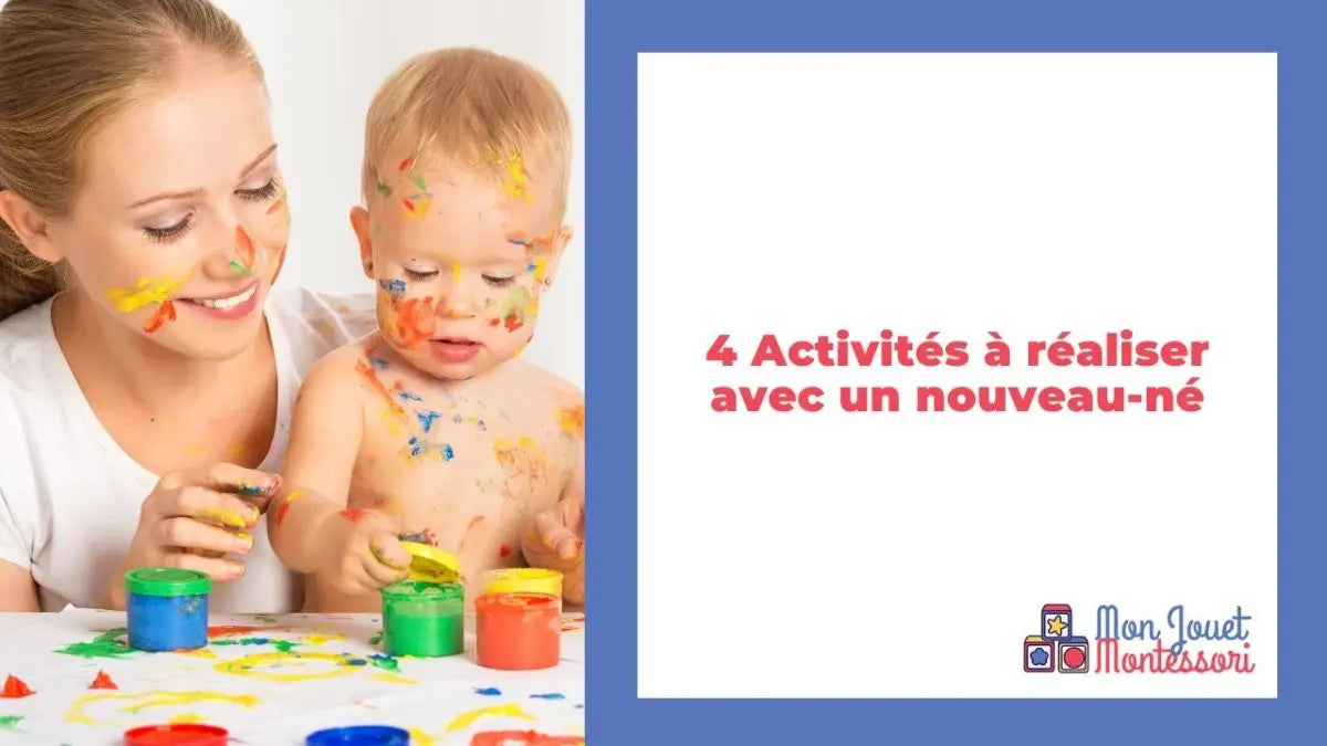 4 Activités à réaliser avec un nouveau-né - Mon Jouet Montessori