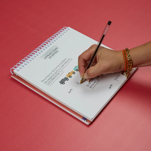 Cahier Montessori Lettres et Chiffres — J'Apprends à Écrire en Autonomie