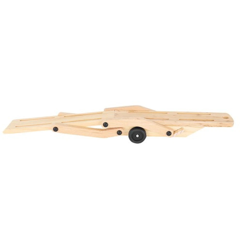 Camion porte-voitures en bois avec 4 voitures