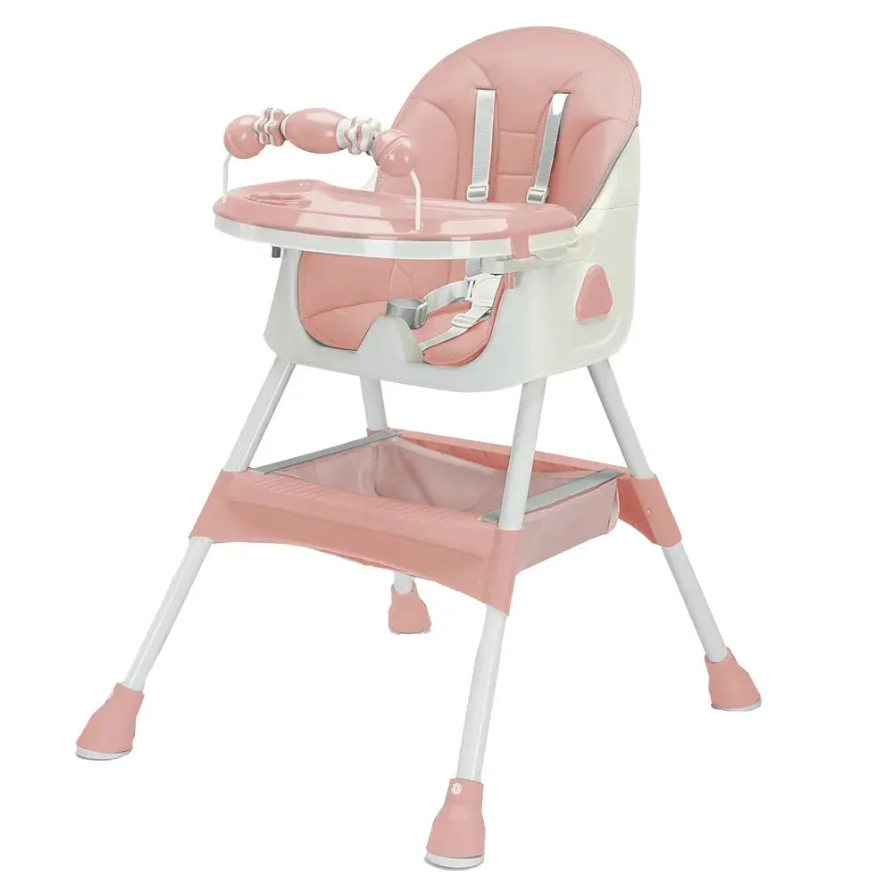 Chaise Haute pour Bébé et Tout-Petit - Pliable et Réglable -  Mon Jouet Montessori