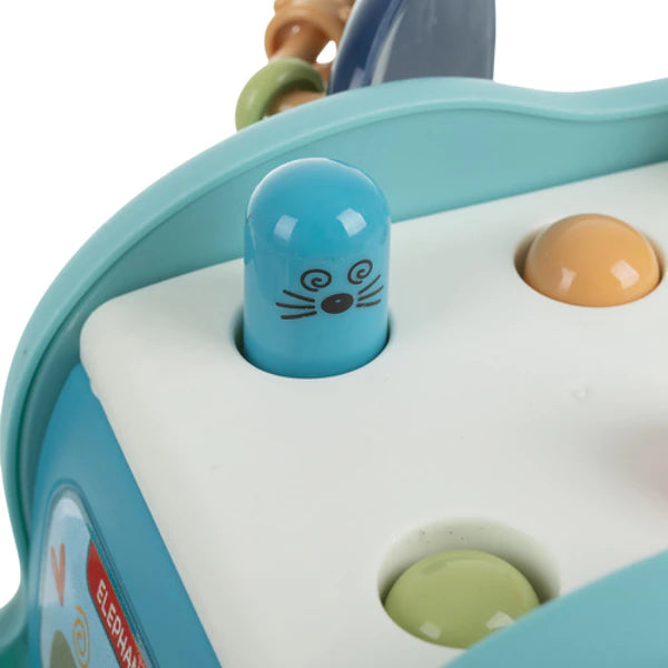 Jouet éléphant bébé interactif avec marteau