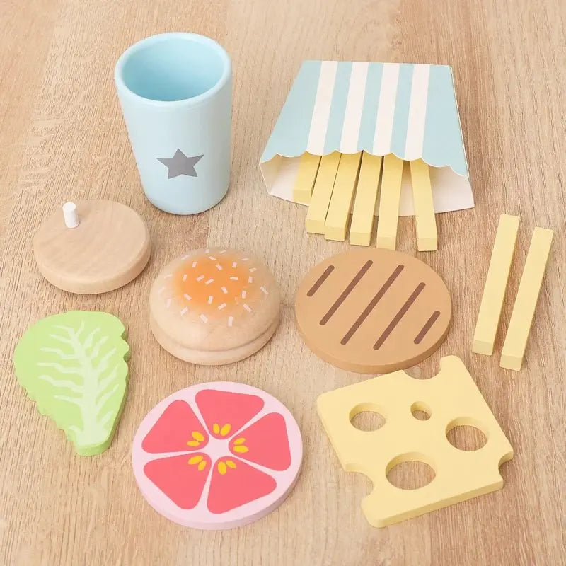 Kit de Cuisine Montessori DIY - soirée burgers - Mon Jouet Montessori