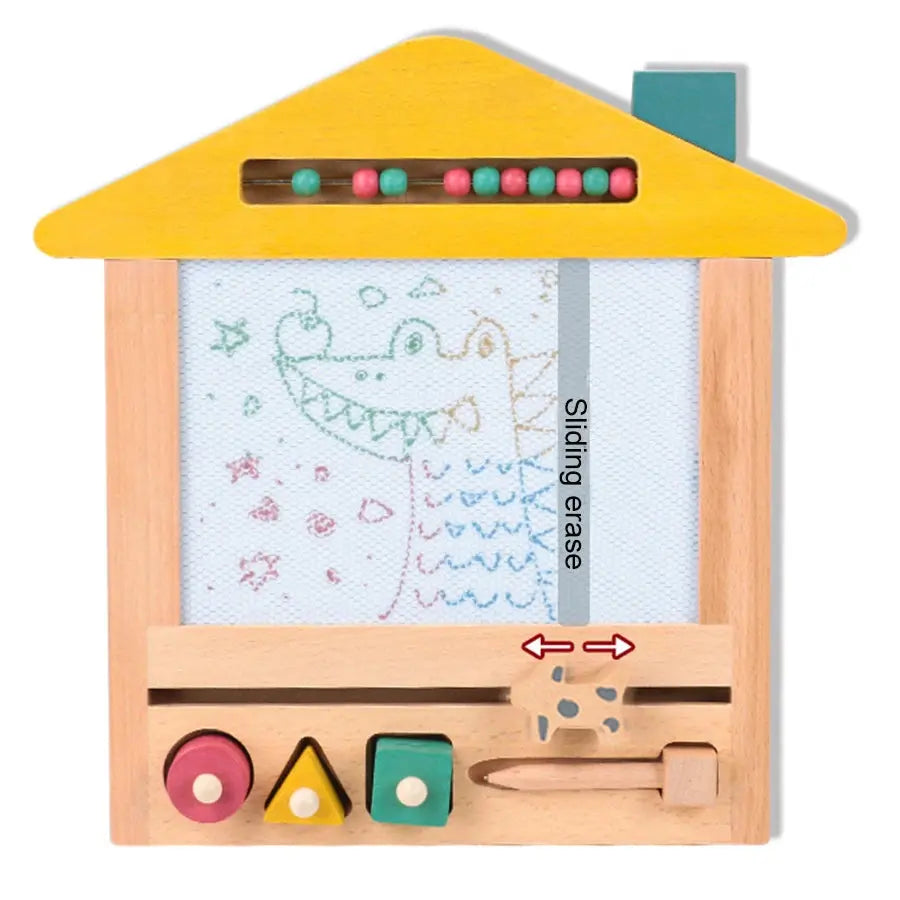 Planche à dessin magnétique Montessori pour enfants, jouets d'apprentissage de la peinture, éducation précoce des garçons et des filles -  Mon Jouet Montessori