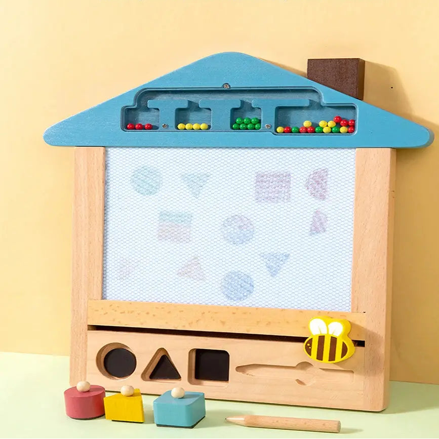 Planche à dessin magnétique Montessori pour enfants, jouets d'apprentissage de la peinture, éducation précoce des garçons et des filles -  Mon Jouet Montessori