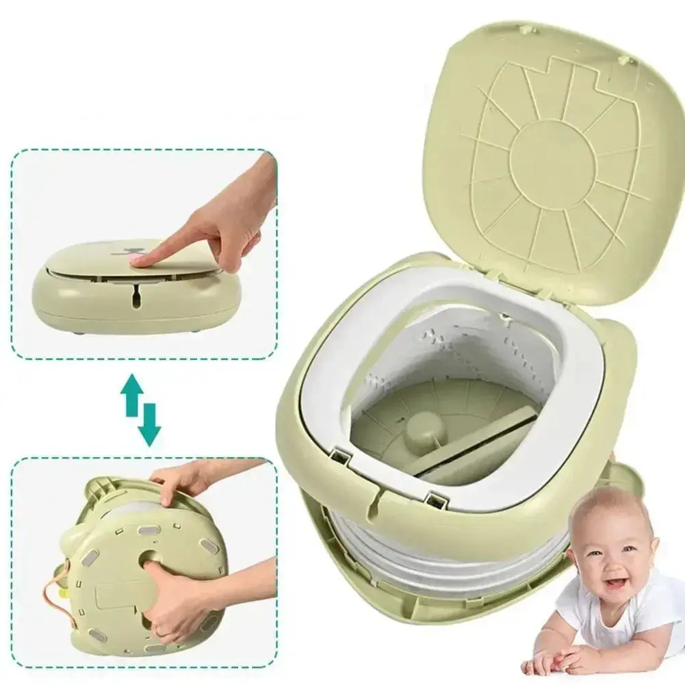 Pot de Voyage Pliable pour Enfants – Compact et Pratique | Idéal pour Propreté et Voyages -  Mon Jouet Montessori