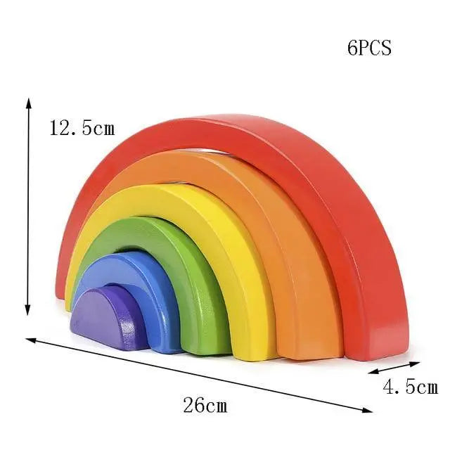 Arc - en - ciel Pastel - Mon Jouet Montessori