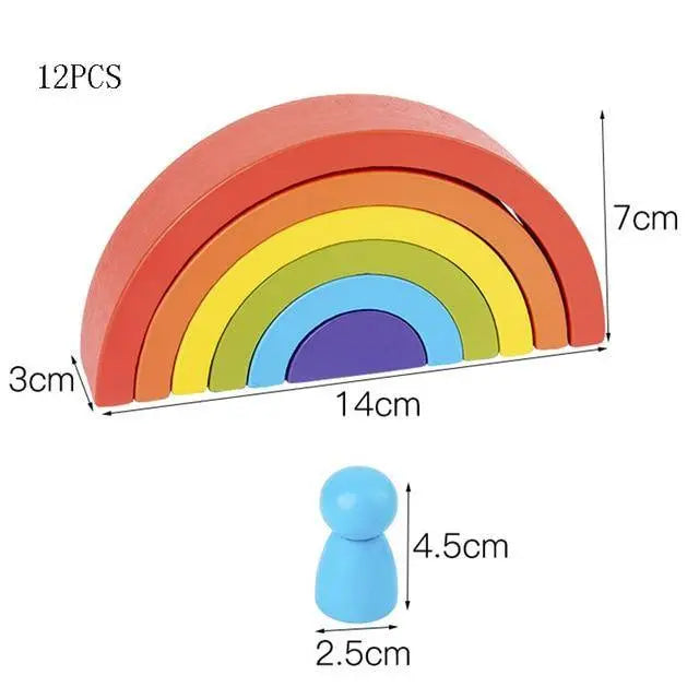 Arc - en - ciel Pastel - Mon Jouet Montessori