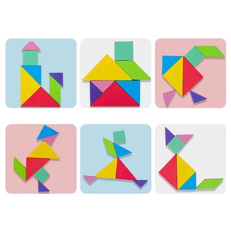 Puzzle Tangram Magnétique - Mon Jouet Montessori