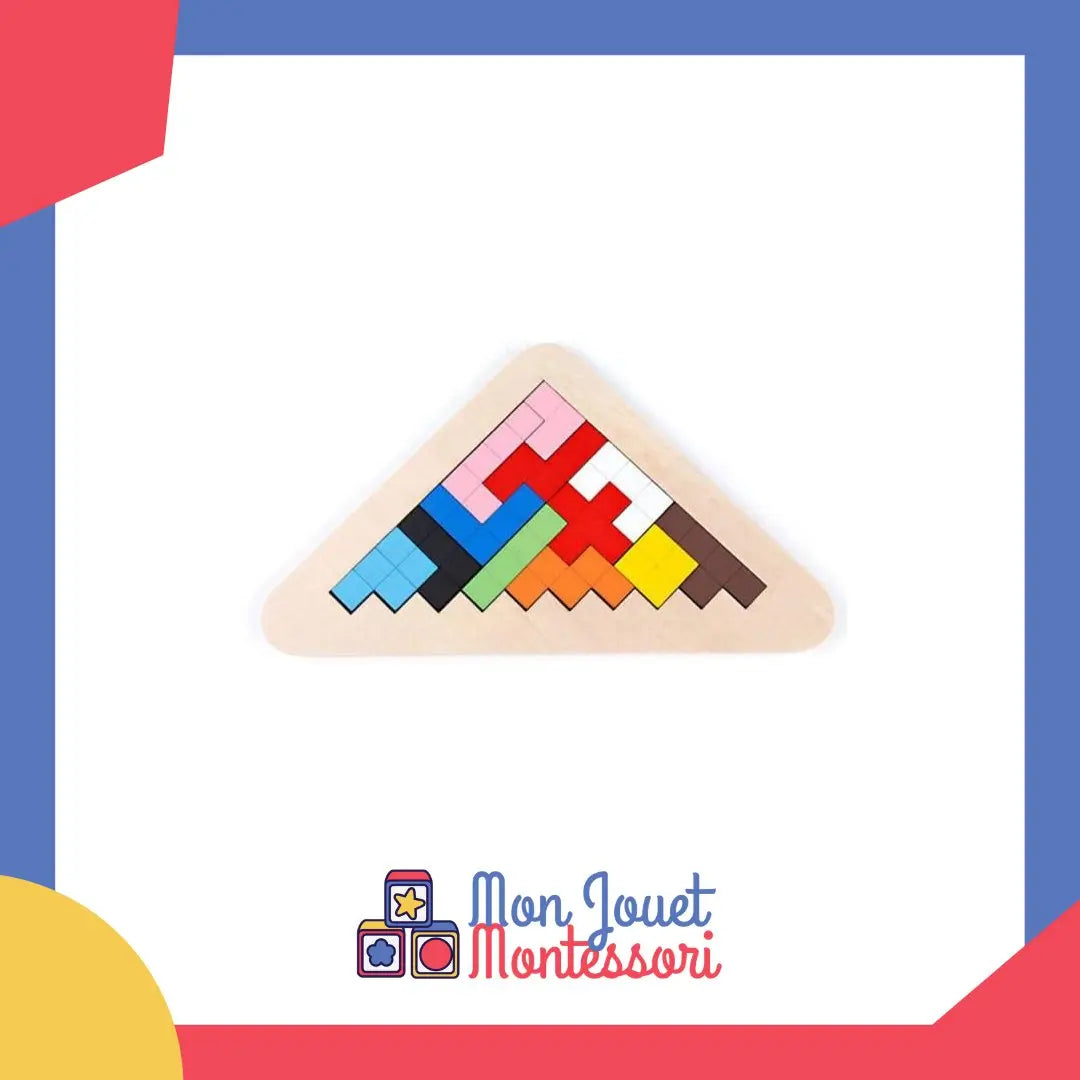 Puzzle Tangram Triangle - Mon Jouet Montessori