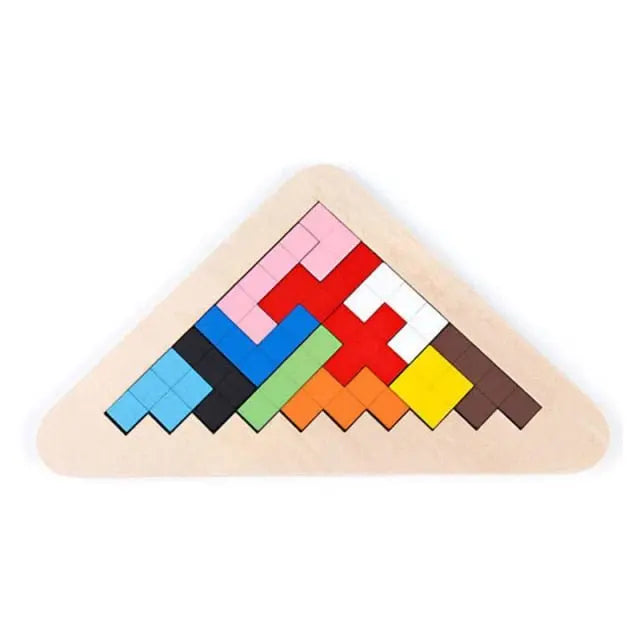 Puzzle Tangram Triangle - Mon Jouet Montessori