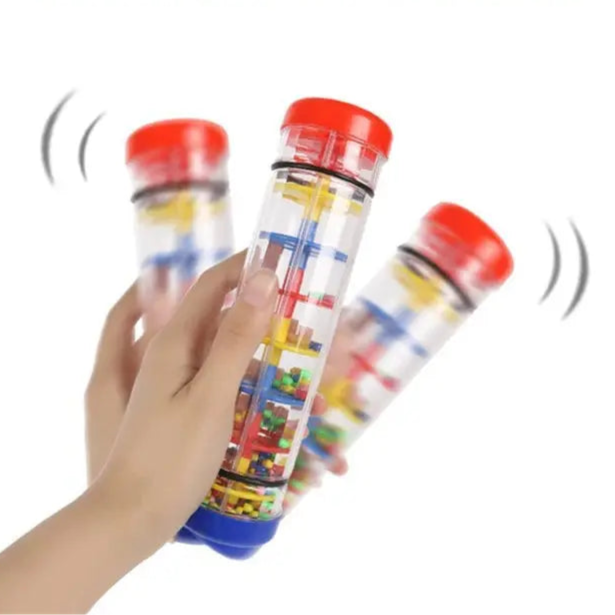 Rainmaker – jouets pour bébés de 0 à 6 et 12 mois, hochets pour nouveau-nés, Instrument de musique, jouets sensoriels Montessori -  Mon Jouet Montessori