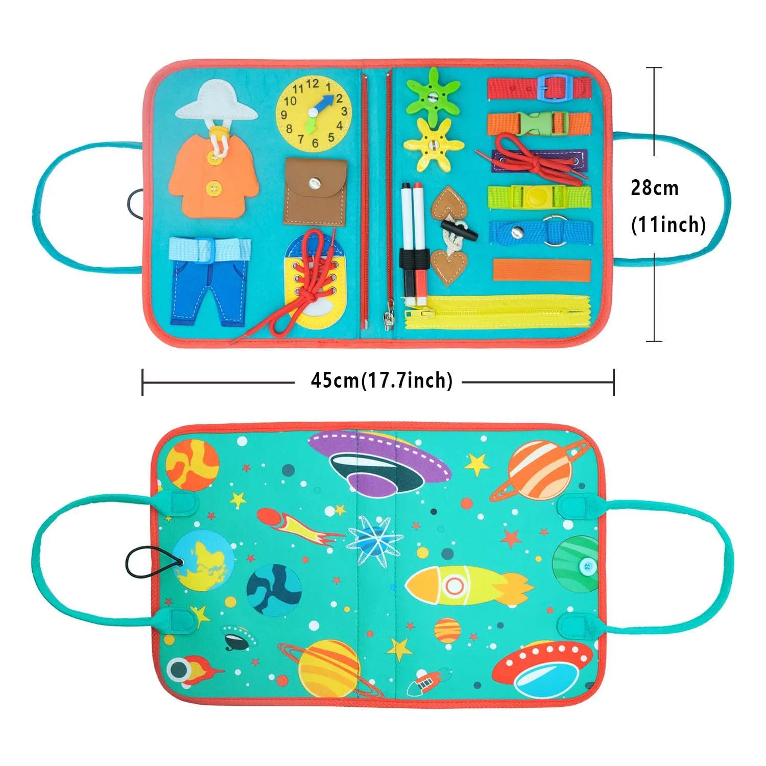 Kit Sensoriel Montessori 7 en 1 - Tableau d'Apprentissage pour Tout-Petits -  Mon Jouet Montessori