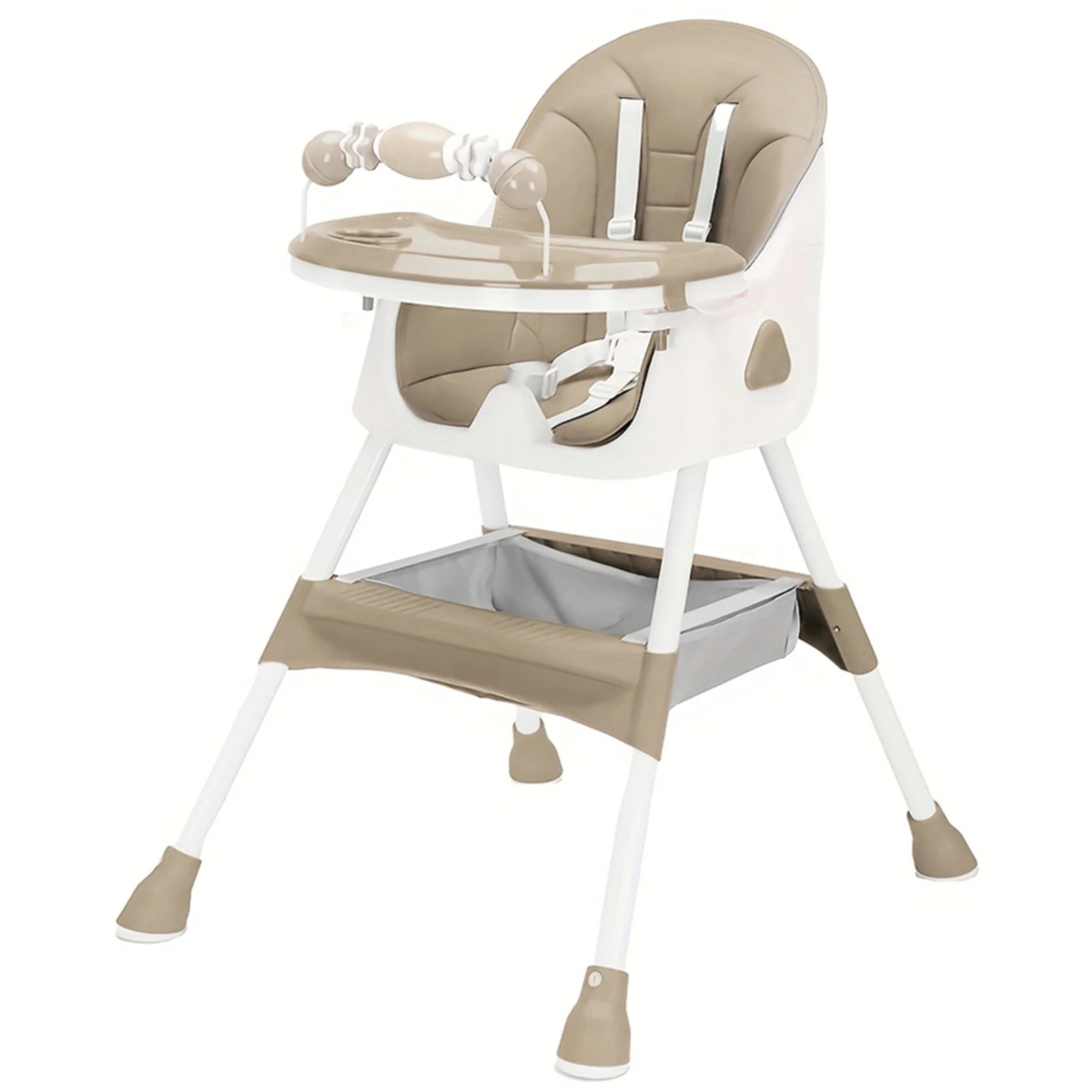 UBRAVOO-Chaise haute pliable pour bébé 6 mois plus, avec grand coussin antidérapant et jouet T1, facile à nettoyer, pour alimentation, E500 -  Mon Jouet Montessori