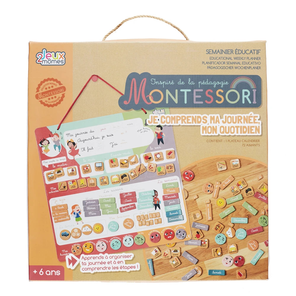Semainier Enfant — Jeu Je Comprends Ma Journée Montessori
