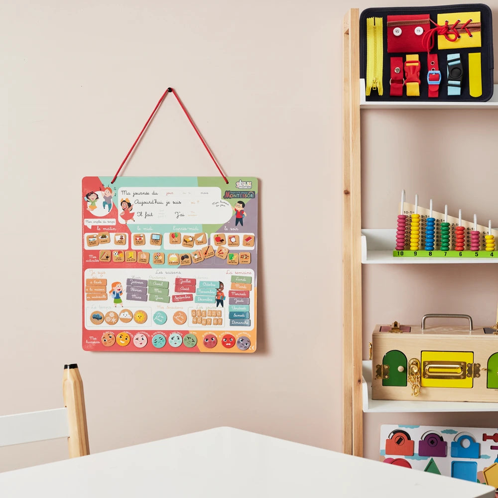 Semainier Enfant — Jeu Je Comprends Ma Journée Montessori