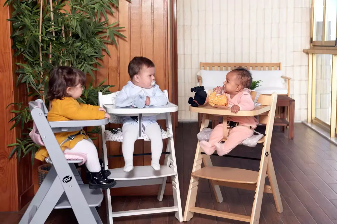 Chaise Haute 2-en-1 en Bois pour Bébé et Enfant - Évolutive de 6 Mois à 10 Ans -  Mon Jouet Montessori