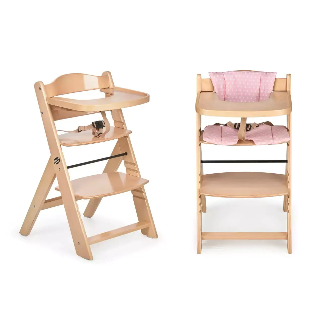 Chaise Haute 2-en-1 en Bois pour Bébé et Enfant - Évolutive de 6 Mois à 10 Ans -  Mon Jouet Montessori