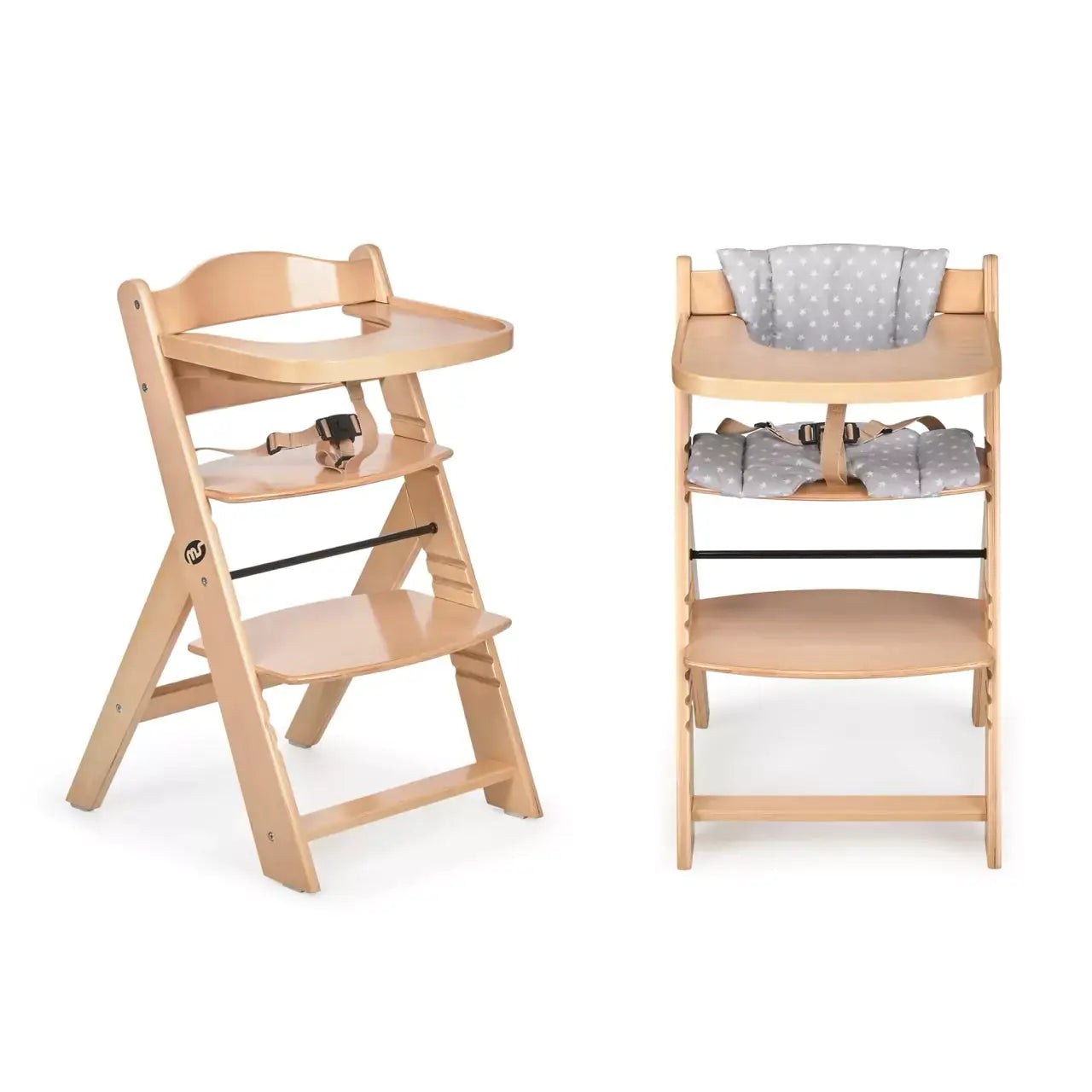 Chaise Haute 2-en-1 en Bois pour Bébé et Enfant - Évolutive de 6 Mois à 10 Ans -  Mon Jouet Montessori