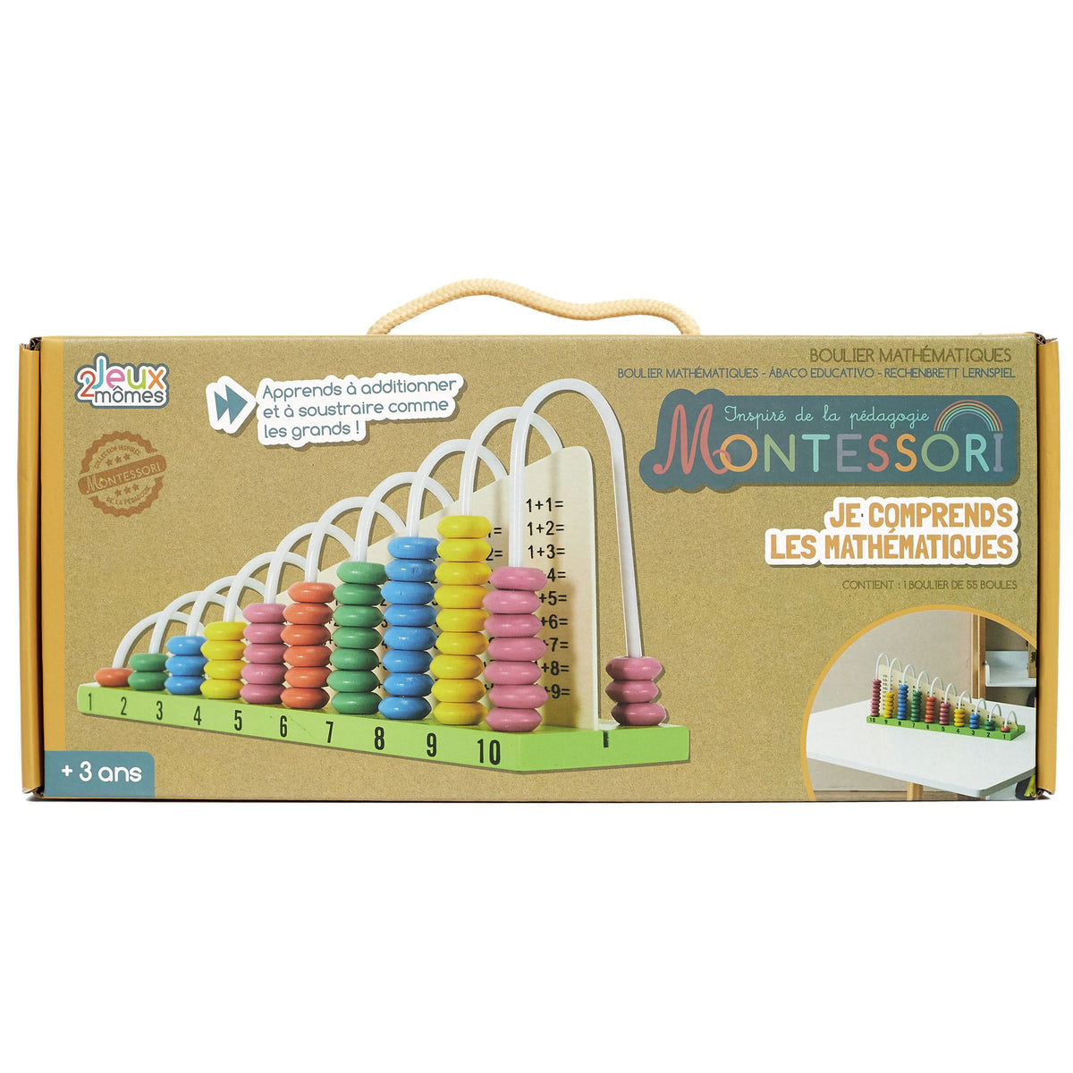 Boulier Montessori en bois – photo 2