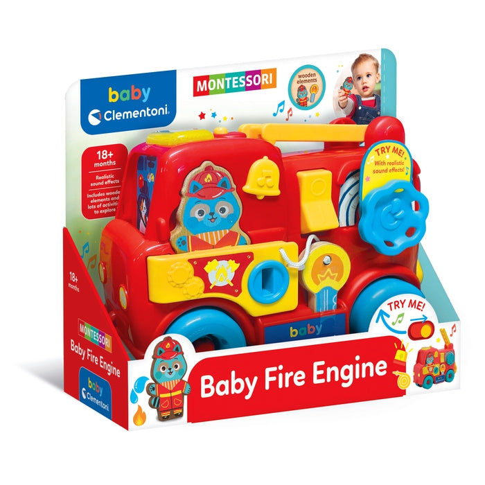 Camion de pompier Montessori bébé – photo 2