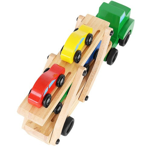 Camion porte-voitures en bois – photo 3